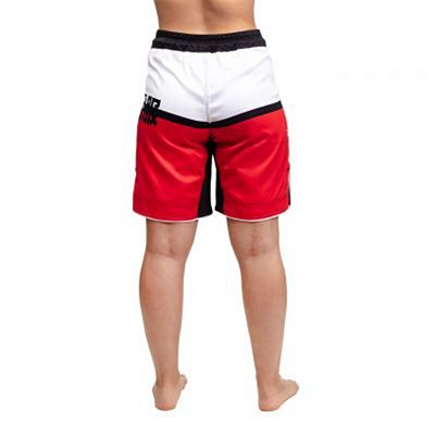 Tatami Ladies Super Grappling Shorts Bianco-Rosso