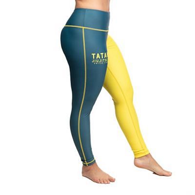 Tatami Ladies Supply Co Navy Grappling Legging Mörkblå-Gul