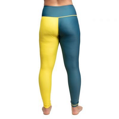 Tatami Ladies Supply Co Navy Grappling Legging Navy Blu-Giallo