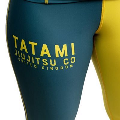 Tatami Ladies Supply Co Navy Grappling Legging Bleu Marine-Jaune