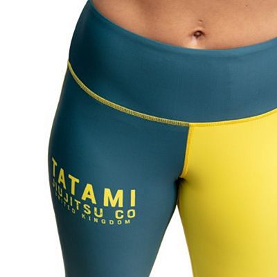 Tatami Ladies Supply Co Navy Grappling Legging Navy Blu-Giallo