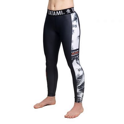 Tatami Ladies Tropic Black Grappling Spats Schwarz