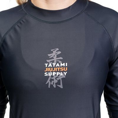 Tatami Ladies Tropic Black LS Rash Guard Noir