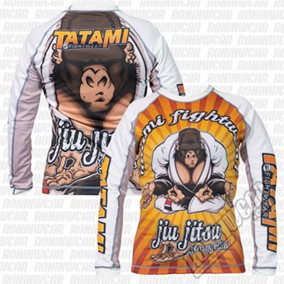 Tatami Ladies Zen Gorilla Rash Guard Branco-Laranja