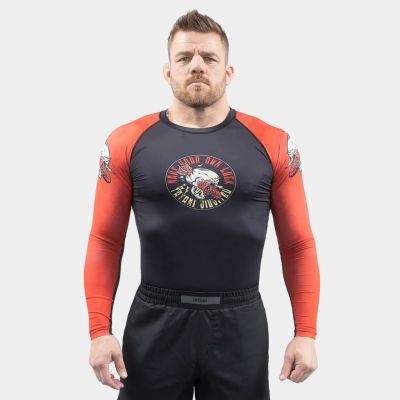 Tatami Lucky Eco Tech Recycled Rash Guard Noir-Rouge