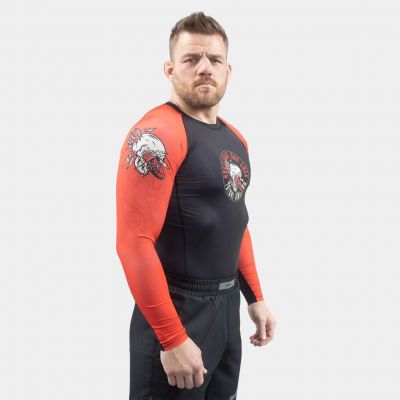 Tatami Lucky Eco Tech Recycled Rash Guard Fekete-Piros