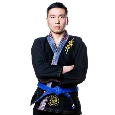 Tatami Meerkatsu Dragon Fly Gi Schwarz