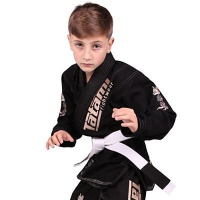 Tatami Meerkatsu Kids Animal Gi Schwarz