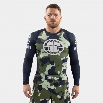 Tatami MTP Long Sleeve Rash Guard  Camo Negro