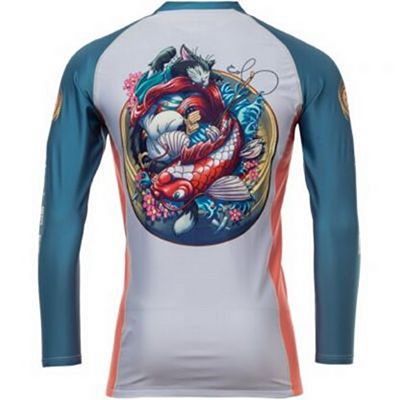 Tatami Myth Series Cat Koi Rash Guard Bianco