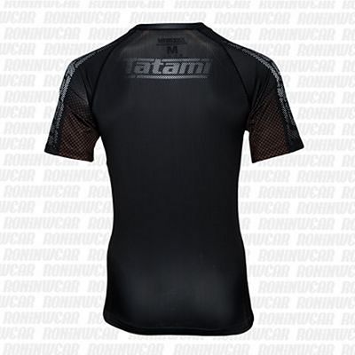 Tatami New IBJJF Rank Short Sleeve Rashguard Preto-Marrom