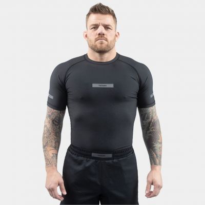 Tatami Noir Black Short Sleeve Rash Guard Black