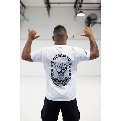 Tatami Ocean To Mat T-shirt Blanco