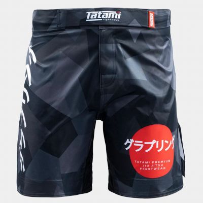 Tatami Onyx Camo Grappling Shorts Black