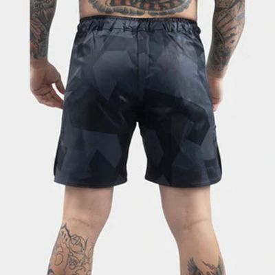 Tatami Onyx Camo Grappling Shorts Black