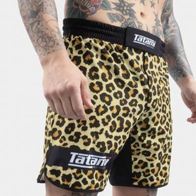 Tatami Recharge Fight Shorts Leopard Schwarz