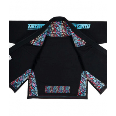 Tatami Recharge Gi Negro-Celeste