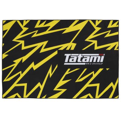 Tatami Recharge Gym Towel Negro-Amarillo