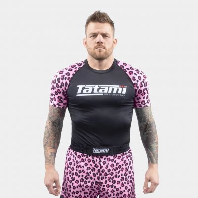 Tatami Recharge Rash Guard Leopard Rose