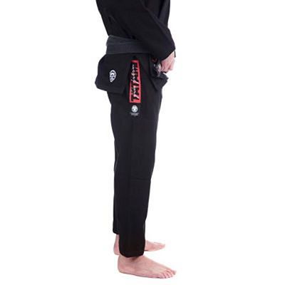 Tatami Red Bar Jiu Jitsu Kimono Preto-Vermelho