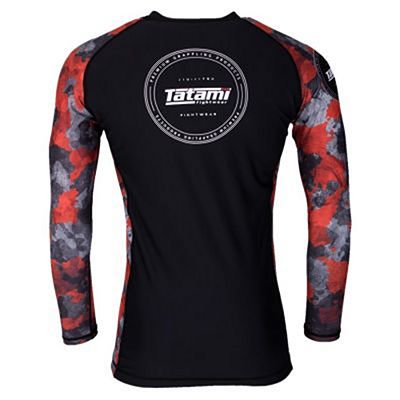 Tatami Renegade Camo LS Rashguard Vermelho