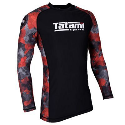 Tatami Renegade Camo LS Rashguard Vermelho