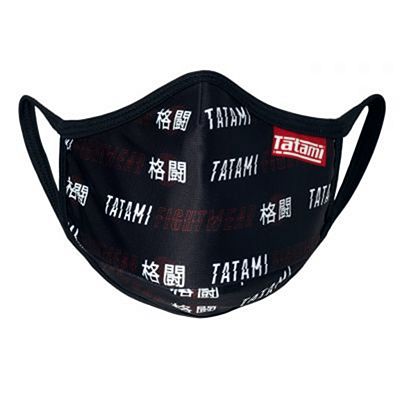 Tatami Repeat Face Mask Noir