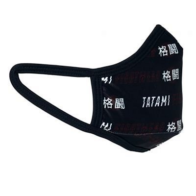 Tatami Repeat Face Mask Black