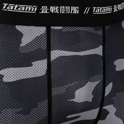 Tatami Rival Black & Camo Grappling Spats Nero-Camo