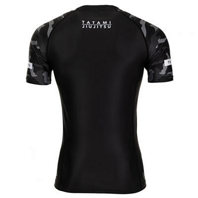 Tatami Rival Black & Camo SS Rash Guard Noir-Camo