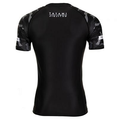 Tatami Rival Black & Camo SS Rash Guard Svart-Camo