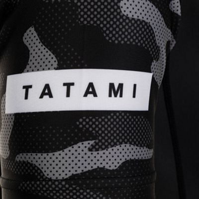 Tatami Rival Black & Camo SS Rash Guard Noir-Camo