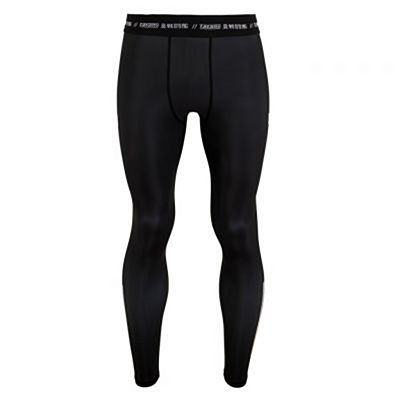 Tatami Rival Solid Black Grappling Spats Black