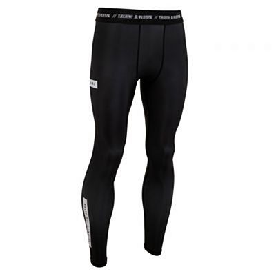 Tatami Rival Solid Black Grappling Spats Black