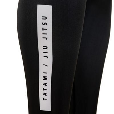 Tatami Rival Solid Black Grappling Spats Black