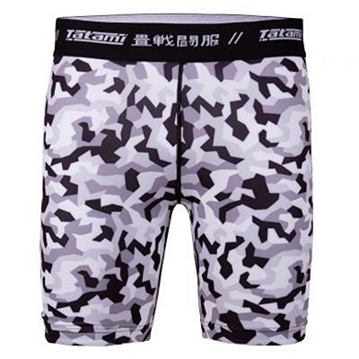 Tatami Rival White & Camo VT Shorts Blanc-Camo