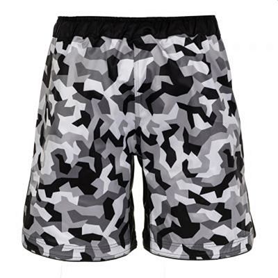 Tatami Rival White & Camo Grappling Shorts White-Camo