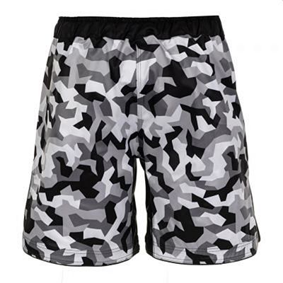 Tatami Rival White & Camo Grappling Shorts Bianco-Camo