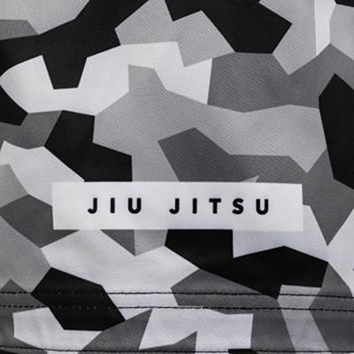 Tatami Rival White & Camo Grappling Shorts White-Camo