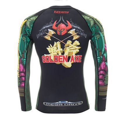 Tatami Sega Golden Axe Rash Guard Zöld-Fekete