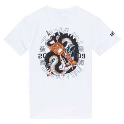 Tatami Serpent Organic T-Shirt Blanco