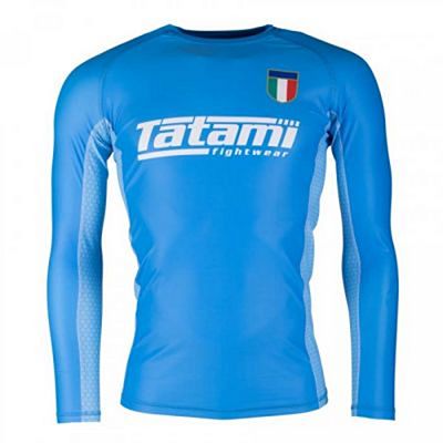 Tatami Six Nations Rash Guard Italy Blue