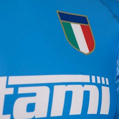 Tatami Six Nations Rash Guard Italy Bleu