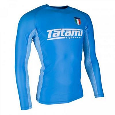 Tatami Six Nations Rash Guard Italy Bleu