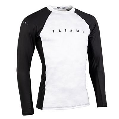 Tatami Standard Edition White Digital Camo LS Rash Guard Bianco-Camo