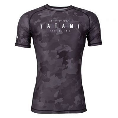 Tatami Stealth SS Rashguard Preto-Cinza