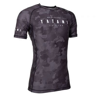 Tatami Stealth SS Rashguard Negro-Gris