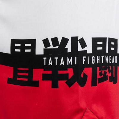 Tatami Super Grappling Shorts Blanco-Rojo