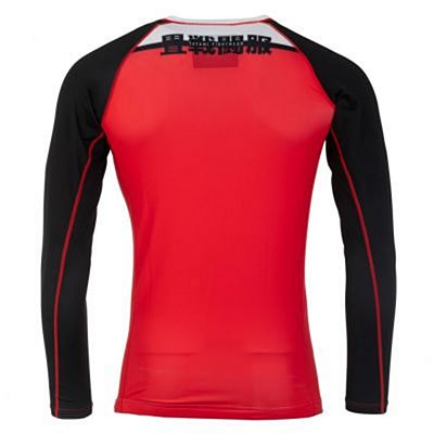 Tatami Super LS Rash Guard Blanc-Rouge