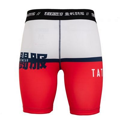 Tatami Super VT Shorts Weiß-Rot